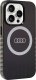 Audi Audi IML Big Logo MagSafe Case iPhone 15 Pro 6.1" czarny/black hardcase AU-IMLMIP15P-Q5/D2-BK 17