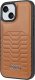 Audi Synthetic Leather MagSafe iPhone 15 Plus / 14 Plus 6.7" brązowy/brown hardcase AU-TPUPCMIP15M-GT/D3-BN 2
