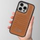 Audi Audi Synthetic Leather MagSafe iPhone 15 Pro 6.1" brązowy/brown hardcase AU-TPUPCMIP15P-GT/D3-BN 11