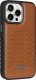 Audi Audi Synthetic Leather MagSafe iPhone 15 Pro 6.1" brązowy/brown hardcase AU-TPUPCMIP15P-GT/D3-BN 18