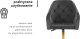 Activeshop 4Rico fotel obrotowy QS-BL14G aksamit szary 11