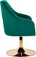 Activeshop 4Rico fotel obrotowy QS-BL14G aksamit zielony 3