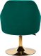 Activeshop 4Rico fotel obrotowy QS-BL14G aksamit zielony 4
