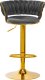 Activeshop 4Rico Hoker barowy QS-B313a aksamit szary 2