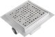 Bituxx Odpływ kwadratowy prysznicowy 15x15cm stal nierdzewna kratka ściekowa Pixel 20