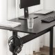 Biurko Ergo Office Biurko stolik z blatem 140x68cm Ergo Office, sprężyna gazowa, regulacja wysokości, do pracy stojąco siedzącej, max wys 115cm, ER 5
