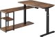 Biurko Ergo Office ER-450 Brązowe 120 cm x 60 cm 2