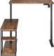 Biurko Ergo Office ER-450 Brązowe 120 cm x 60 cm 8