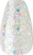 Kiss KISS Sztuczne paznokcie na klej Gel Fantasy Dreamdust, Mood Dust, White, Short Coffin 1