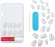 Kiss KISS Sztuczne paznokcie na klej Gel Fantasy Dreamdust, Mood Dust, White, Short Coffin 2