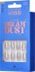 Kiss KISS Sztuczne paznokcie na klej Gel Fantasy Dreamdust, Mood Dust, White, Short Coffin 3