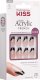 Kiss KISS Sztuczne paznokcie na klej Salon Acrylic French, Flame, Black, Short Coffin 6