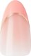 Kiss KISS Sztuczne paznokcie na klej Voguish Fantasy French, Pink French Tips, Medium, Almond Shape 1