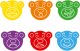 Carioca Kredki Misiaki BABY dla dzieci 1+ 12 sztuk (43957) 160-2349 2