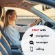 Zestaw głośnomówiący Audiocore Zestaw głośnomówiący bluetooth 5.0 Audiocore, A2DP, głośnik 2W, wspiera Google i Siri, AC480 8