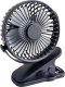 Wentylator Blow 44-506# Wentylator biurkowy z klipsem 10cm usb+akumulator czarny 1
