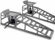 Bituxx Rampy Grafitowe Najazdy z Podnośnikiem Hydraulicznym 2x2000kg 12