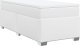 vidaXL Łóżko kontynentalne z materacem białe 80x200 cm 2