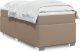 vidaXL Łóżko kontynentalne z materacem cappuccino 80x200 cm 1