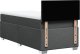 vidaXL Łóżko kontynentalne z materacem, ciemnoszara tkanina 90x190 cm 6