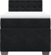 vidaXL Łóżko kontynentalne z materacem, czarne, aksamit 90x190 cm 6