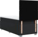 vidaXL Łóżko kontynentalne z materacem czarne 80x200 cm 10