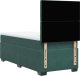 vidaXL Łóżko kontynentalne z materacem, zielone, aksamit, 80x200 cm 10
