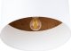 Lampa sufitowa Sollux Lighting SOLLUX Plafon TELESTO biały/ciemny brąz 1 x E27 SL.1392 1