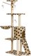 ModernHome Drapak dla kota domek drzewo legowisko 138cm xl Odciski Łapek 3