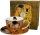 DUO Filiżanka porcelanowa 400 ml + spodek The Kiss 4