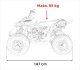 1DEA.me Pojazd Quad Spalinowy RENEGADE HIPERFECT 125CC Czerwony 8
