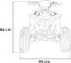 1DEA.me Pojazd Quad Spalinowy RENEGADE HIPERFECT 125CC Czerwony 9