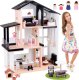 Jokomisiada Drewniany domek dla lalek Loft z lalkami (ZA5073) 1