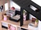 Jokomisiada Drewniany domek dla lalek Loft z lalkami (ZA5073) 11