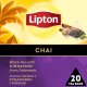 Lipton Herbata LIPTON, piramidki, czarna, chai, 20 torebek 1