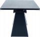 Signal Stół SALVADORE MELTED GLASS czarny/czarny mat (160-240)x90 4