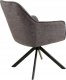 Signal Krzesło obrotowe do salonu NOTTI Brego ciemno szare Signal 2