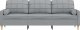 vidaXL vidaXL 3-osobowa sofa z poduszkami, jasnoszara, 210 cm, obita tkaniną 3
