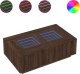 vidaXL vidaXL Stolik kawowy z LED Infinity, brązowy dąb, 116x69x40 cm 2