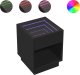 vidaXL vidaXL Stolik nocny z LED Infinity, czarny, 40x40x50 cm 1