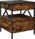 vidaXL Stolik nocny z LED Infinity, przydymiony dąb, 40x40x51 cm 8