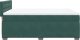 vidaXL vidaXL Łóżko kontynentalne z materacem, ciemnozielone, 140x200 cm 7