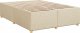 vidaXL vidaXL Łóżko kontynentalne z materacem, kremowe, tkanina, 160x200 cm 8