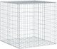 vidaXL vidaXL Kosz gabionowy z pokrywą, 100x100x100 cm, galwanizowane żelazo 2