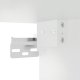 vidaXL vidaXL Ścienna szafka pod TV, z LED, biała, 180x31x39,5 cm 10
