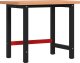 vidaXL vidaXL Stolik roboczy, 100x60x83 cm, prostokątny, lite drewno bukowe 2