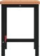 vidaXL vidaXL Stolik roboczy, 100x60x83 cm, prostokątny, lite drewno bukowe 6