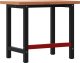 vidaXL vidaXL Stolik roboczy, 100x60x83 cm, prostokątny, lite drewno bukowe 7
