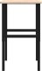 vidaXL vidaXL Stolik roboczy, 100x60x(71,5-98) cm, prostokątny, drewno dębowe 6
