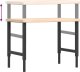 vidaXL vidaXL Stolik roboczy, 100x60x(73-99,5) cm, prostokątny, drewno dębowe 9